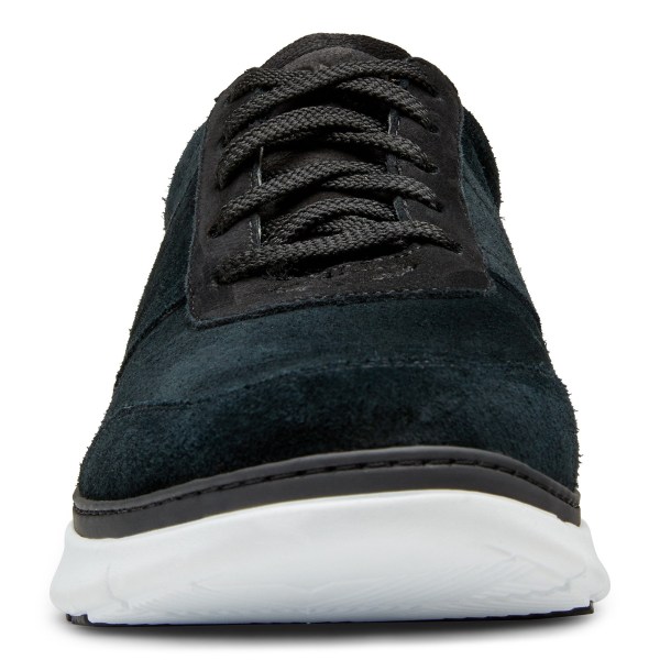 Vionic Casual Shoes Ireland - Tanner Casual Sneaker Black - Mens Shoes On Sale | IOCLT-7384